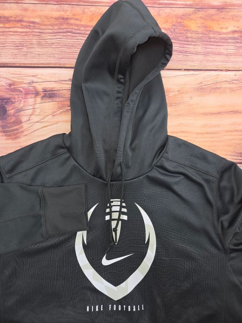 Nike Football Dri-Fit Black New NWOT Hoodie Large
